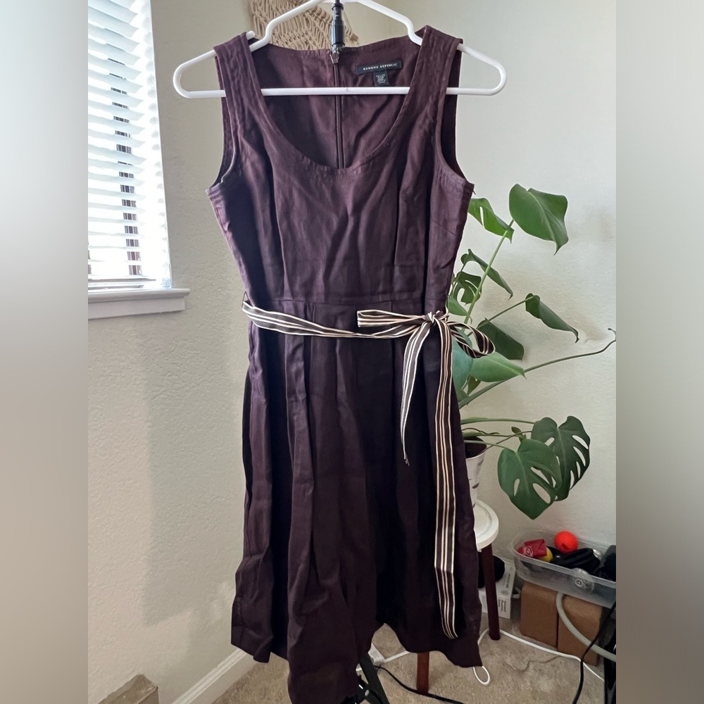 J Crew Linen Dress size 00 Petite
